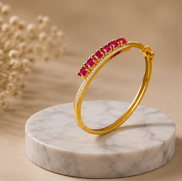 THE SHAHI TARA RUBY BRACELET-4