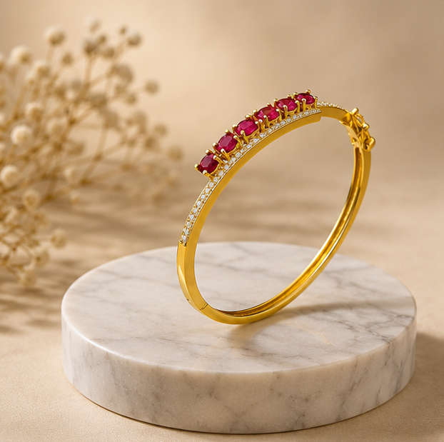 THE SHAHI TARA RUBY BRACELET-2
