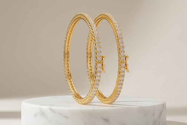 DORI GOLD PLATED BRACELET WITH STONES