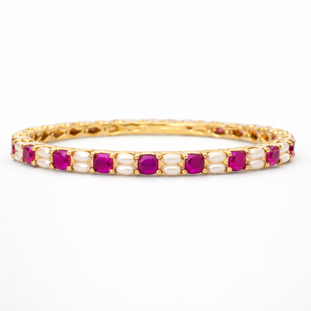 ROSE RADIANCE GOLD BANGLE