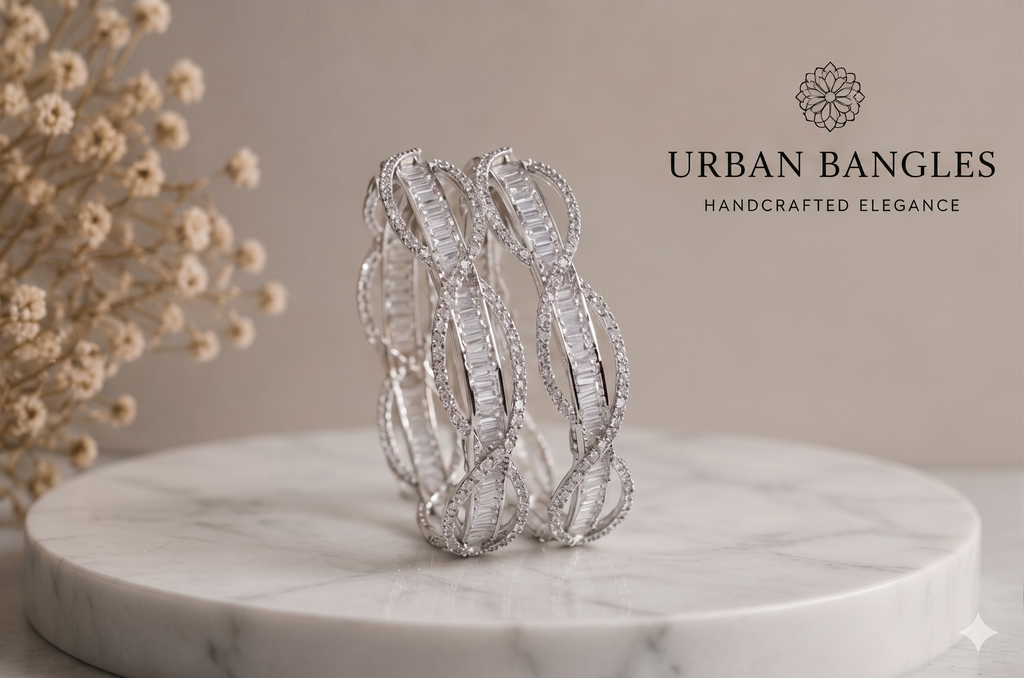 THE SHAHI SILVER WAVE KANGAN