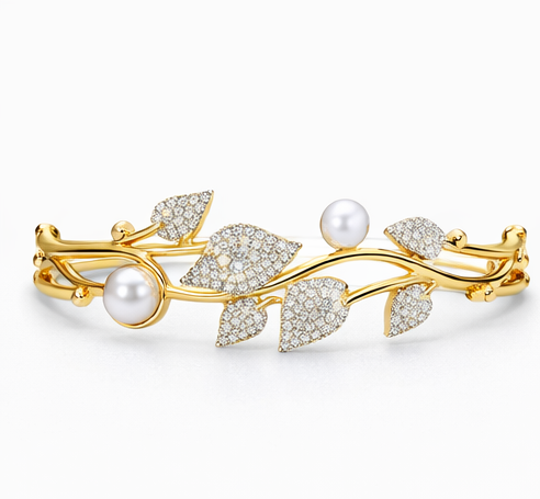 IVORY LEAF SPARK BRACELET