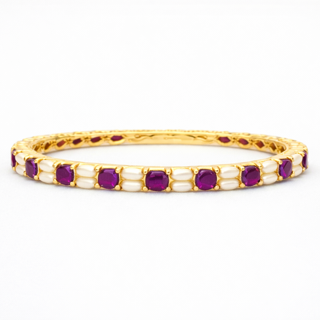 ROYAL AMETHYST GLOW BANGLE