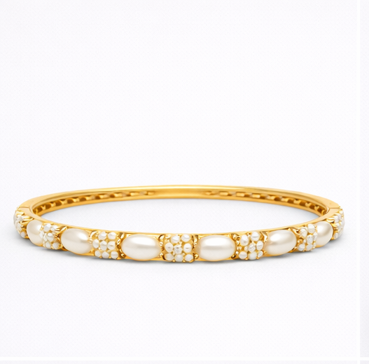 IVORY PEARL GRACE BANGLE