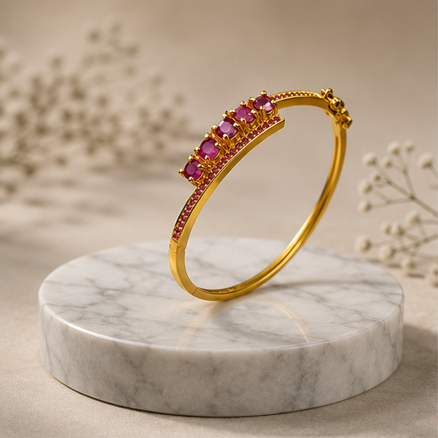 THE SHAHI TARA RUBY BRACELET