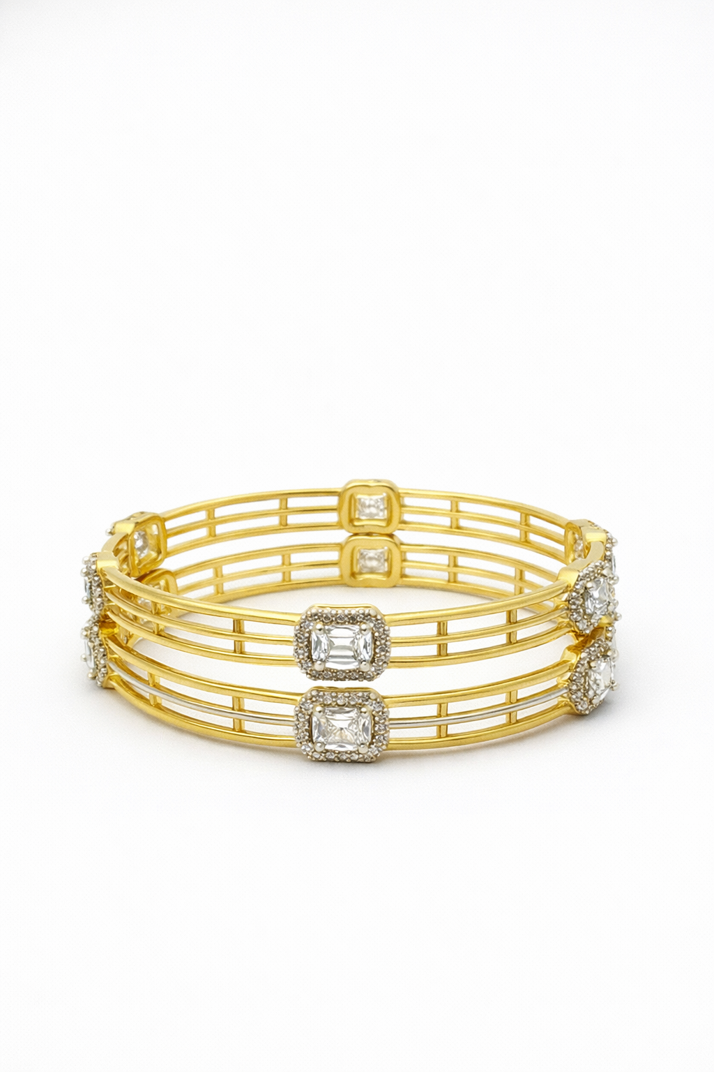 REGALIA SQUARE DIAMOND BANGLE