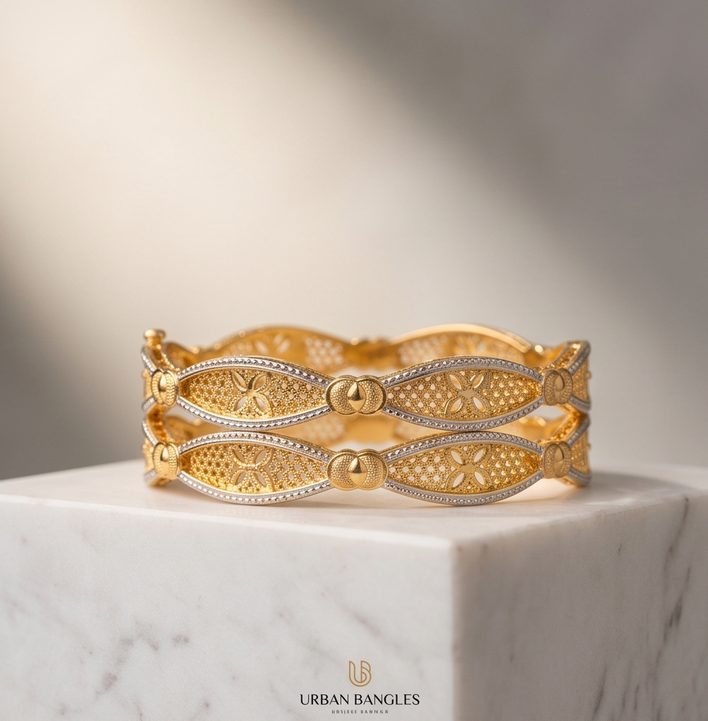 THE SHAHI JHAROKHA TWO-TONE KADA