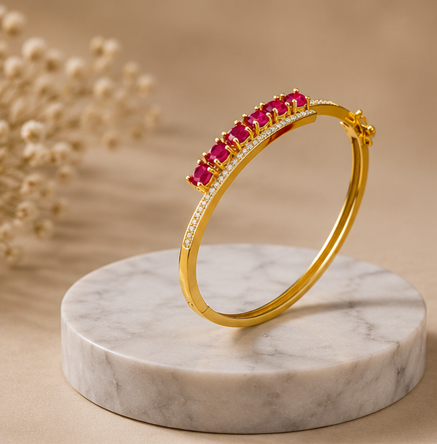 THE SHAHI TARA RUBY BRACELET-3