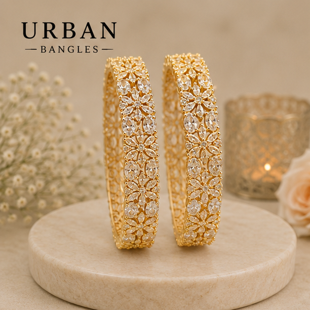 THE SHAHI HEERA GOLD KANGAN PAIR