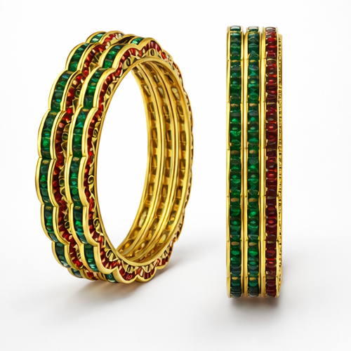 NURAH STONE STUDDED BANGLE