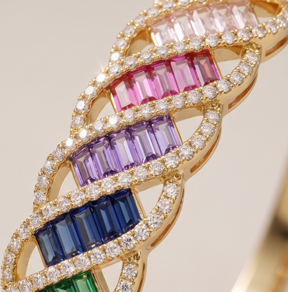 THE SHAHI LEHER SPECTRUM BANGLE