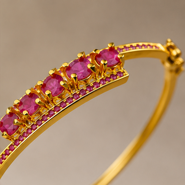THE SHAHI TARA RUBY BRACELET