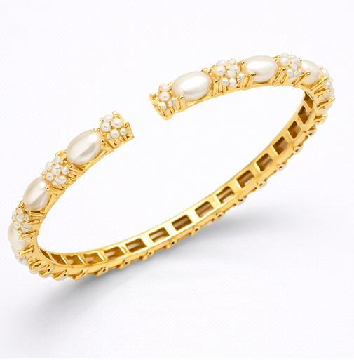 IVORY PEARL GRACE BANGLE