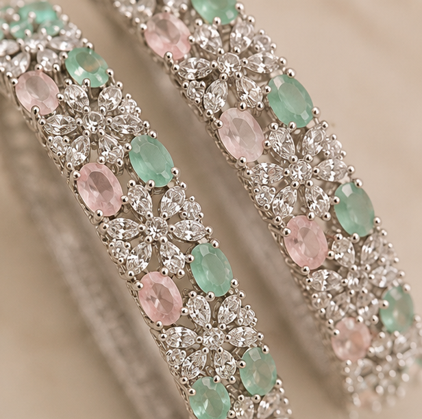 THE SHAHI BAGICHA PLATINUM-LOOK KANGAN