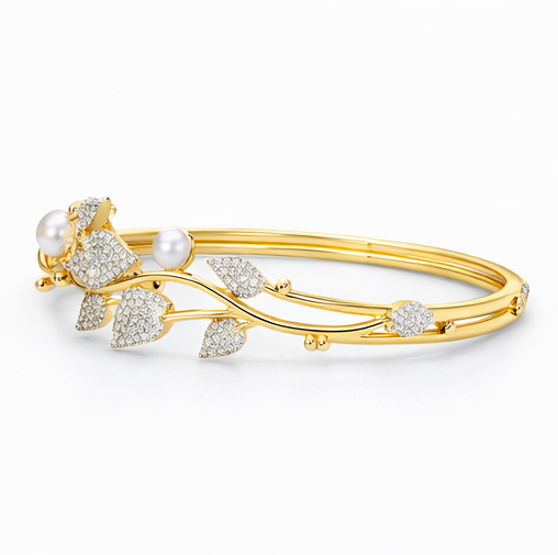 IVORY LEAF SPARK BRACELET