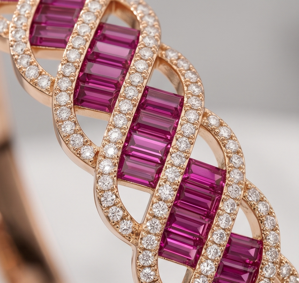 THE SHAHI LEHER RUBY BRACELET