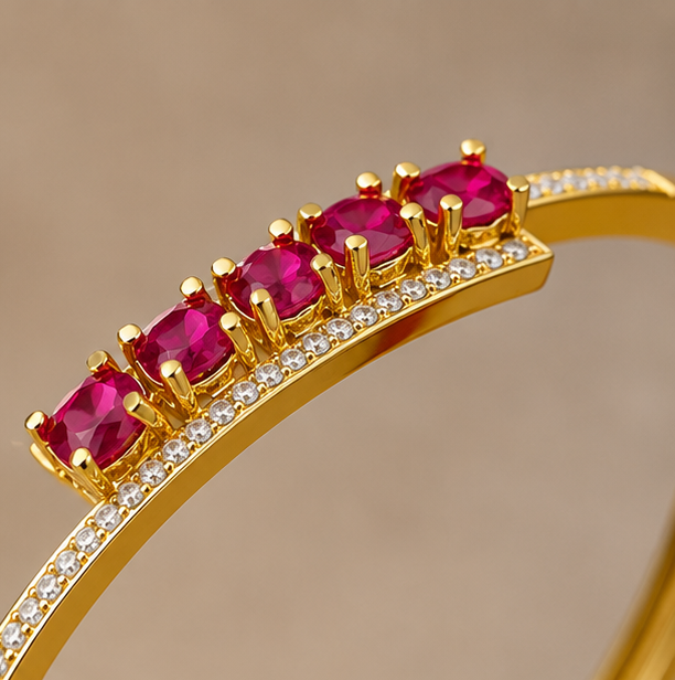 THE SHAHI TARA RUBY BRACELET-4
