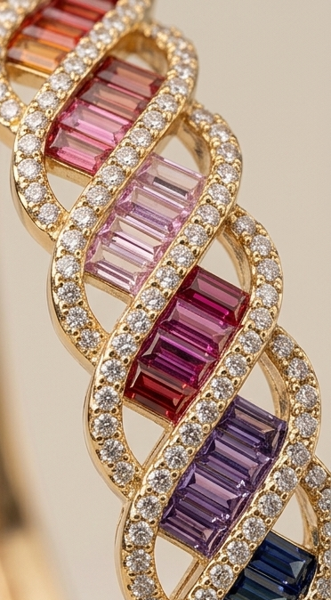 THE SHAHI LEHER SPECTRUM-2 BRACELET
