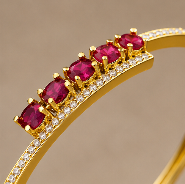 THE SHAHI TARA RUBY BRACELET-2