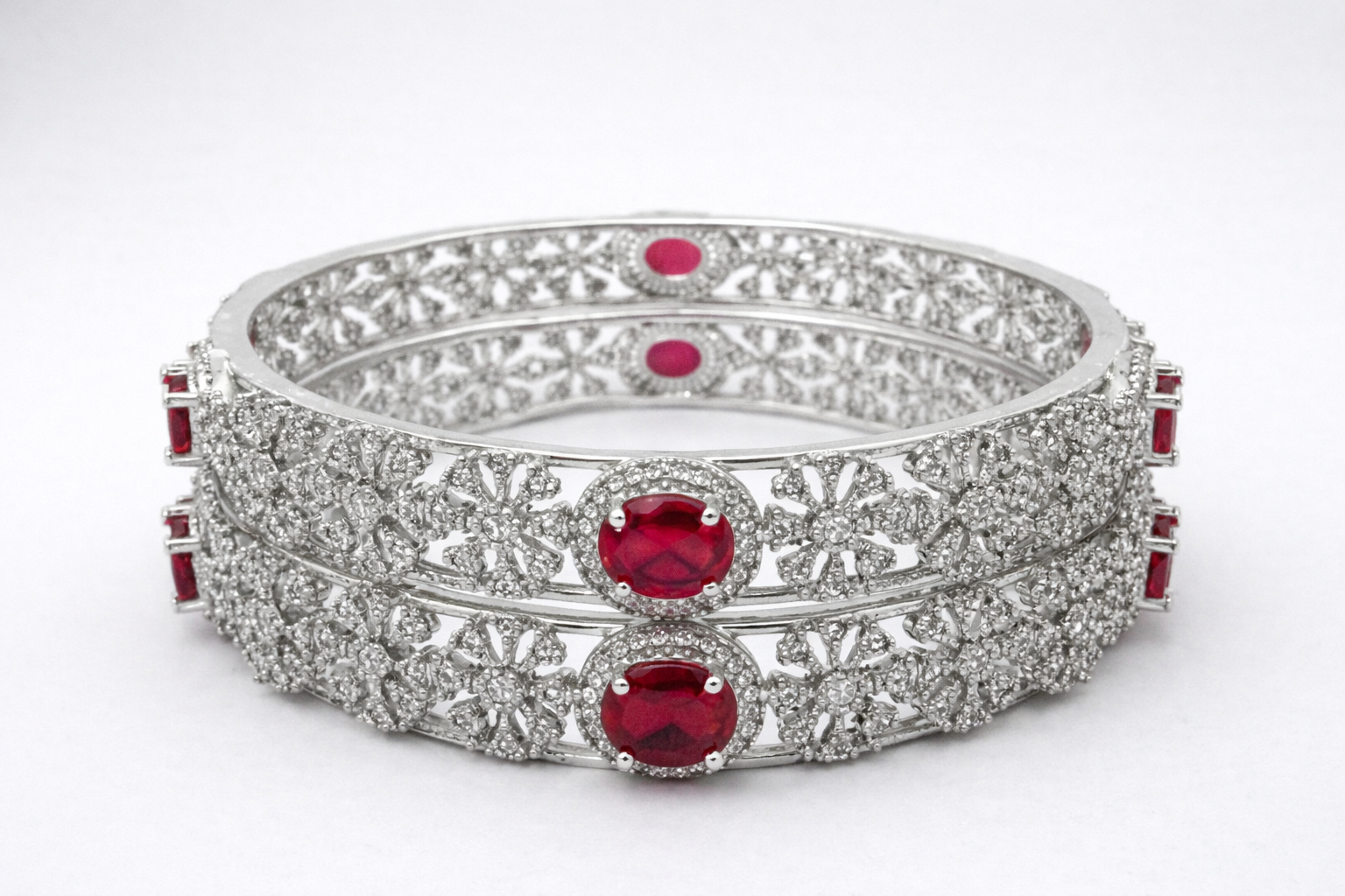 RAJWADA RUBY DIAMOND BANGLE