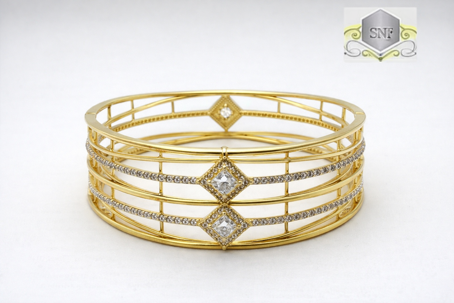 URBAN PRISM DIAMOND BANGLE