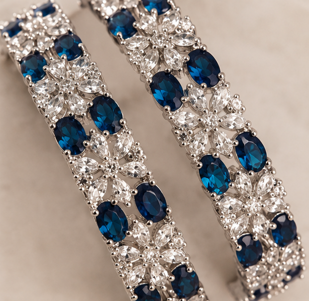 THE SHAHI RAJKUMARI SAPPHIRE KANGAN
