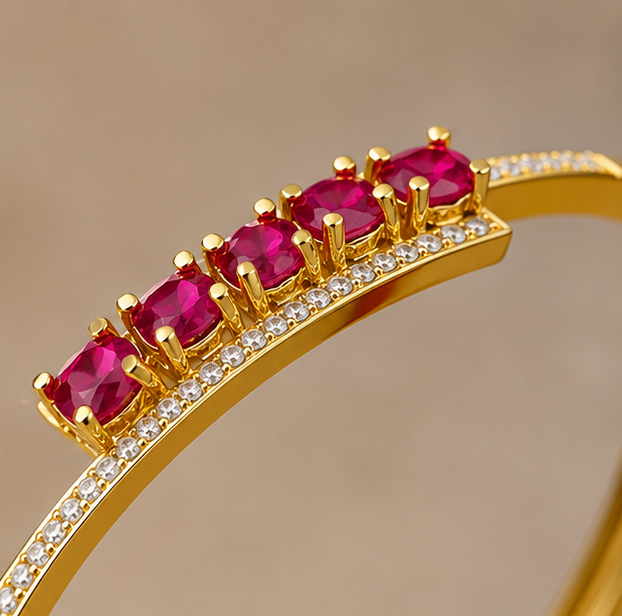 THE SHAHI TARA RUBY BRACELET-3