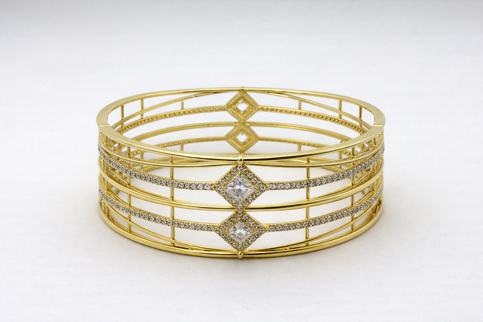 URBAN PRISM DIAMOND BANGLE