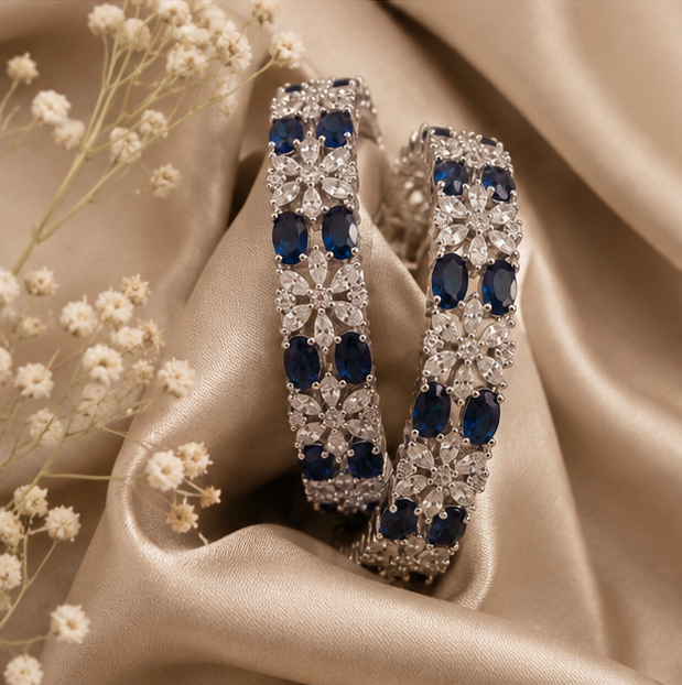 THE SHAHI RAJKUMARI SAPPHIRE KANGAN