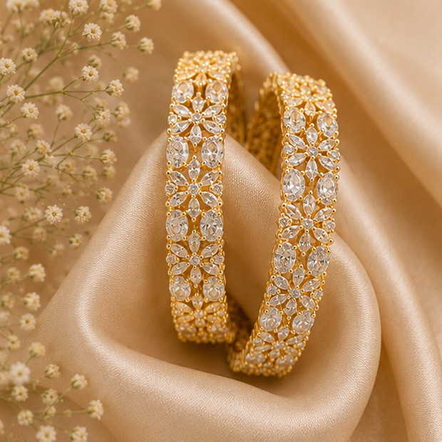 THE SHAHI HEERA GOLD KANGAN PAIR