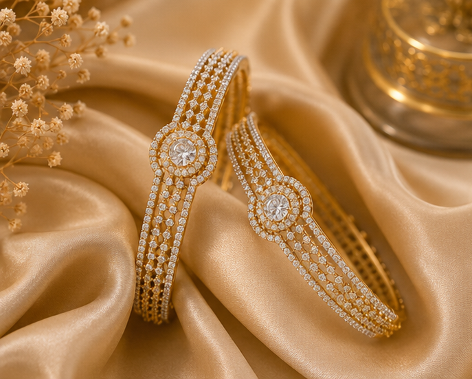 THE SHAHI KOHINOOR TWO-TONE KANGAN