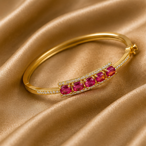 THE SHAHI TARA RUBY BRACELET-4