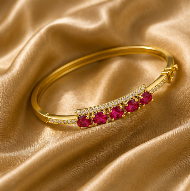 THE SHAHI TARA RUBY BRACELET-2