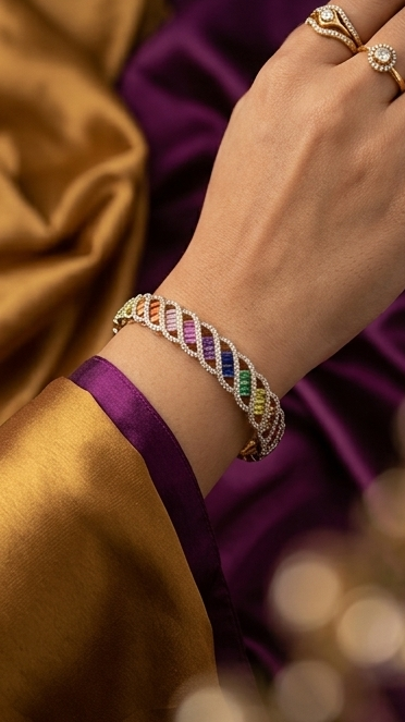 THE SHAHI LEHER SPECTRUM-2 BRACELET
