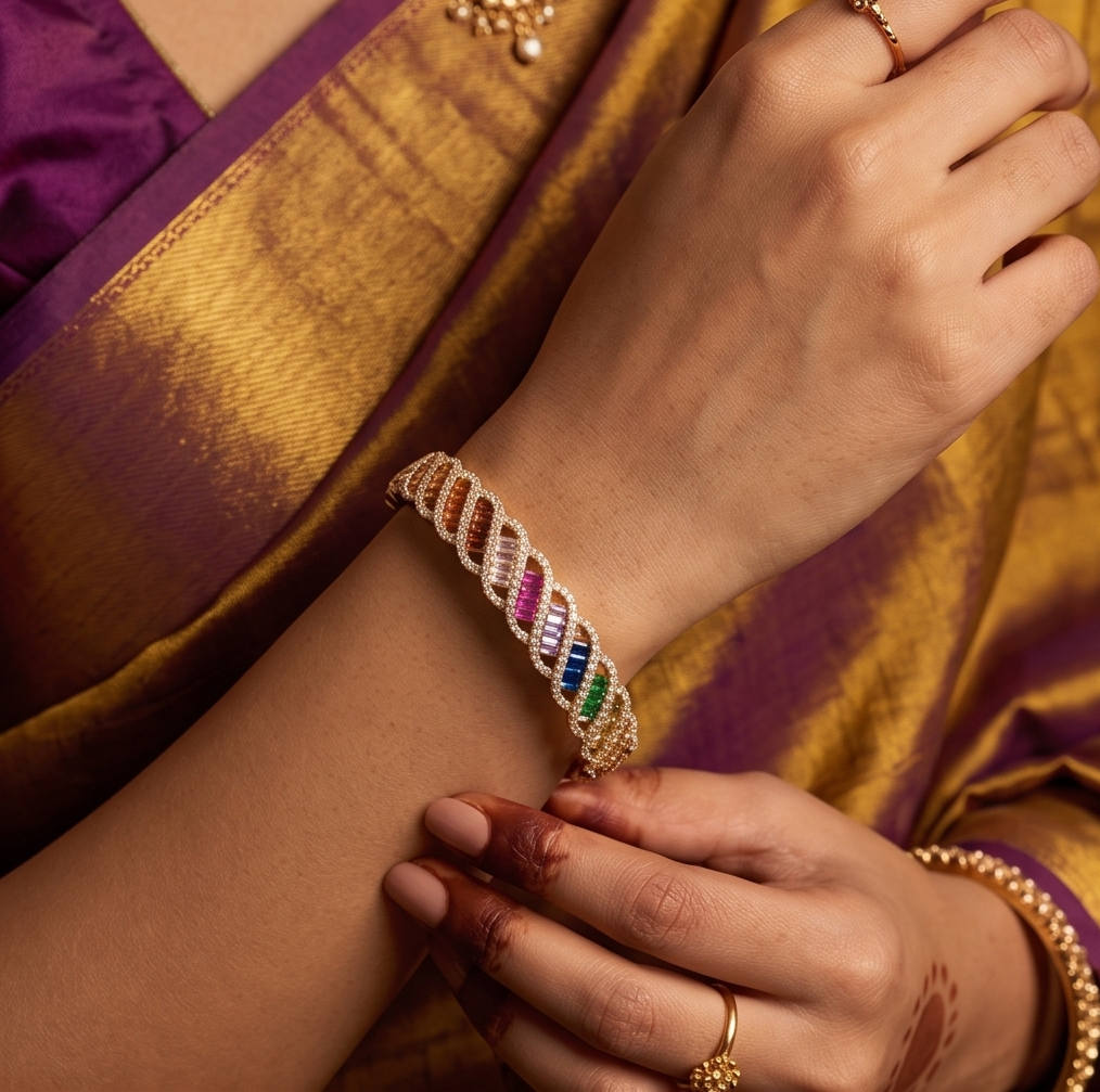 THE SHAHI LEHER SPECTRUM BANGLE