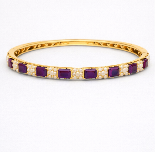 PEARL MIST VIOLET BANGLE