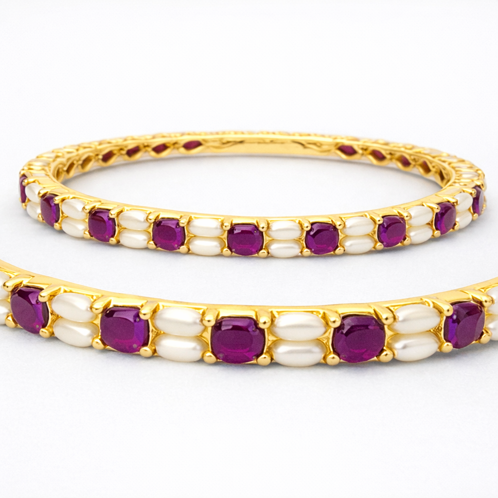 ROYAL AMETHYST GLOW BANGLE