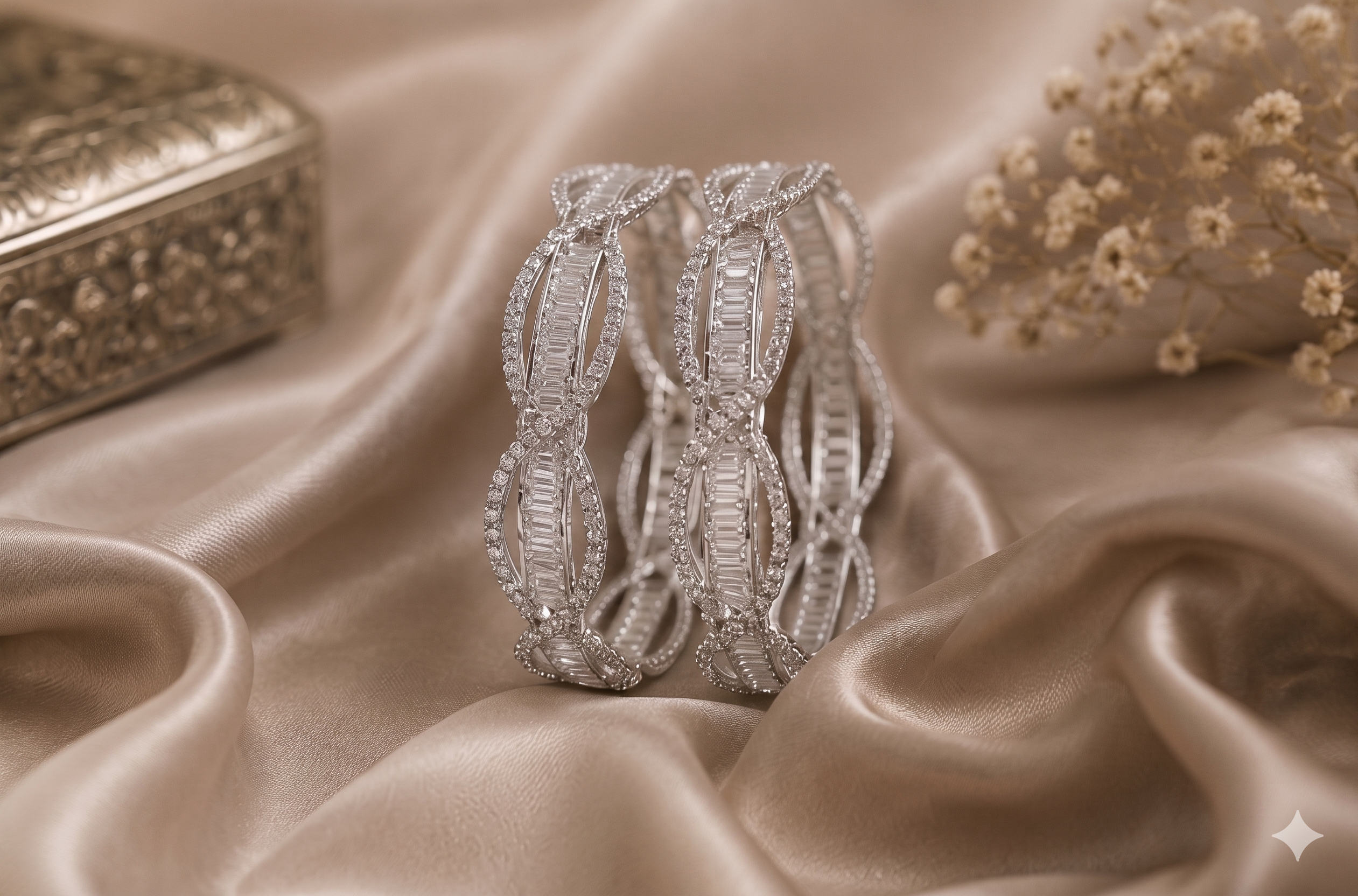 THE SHAHI SILVER WAVE KANGAN