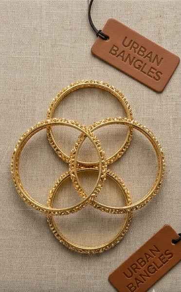 MUNIRA GOLD PLATED BANGLES