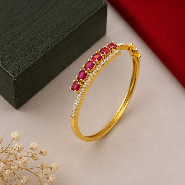 THE SHAHI TARA RUBY BRACELET-2
