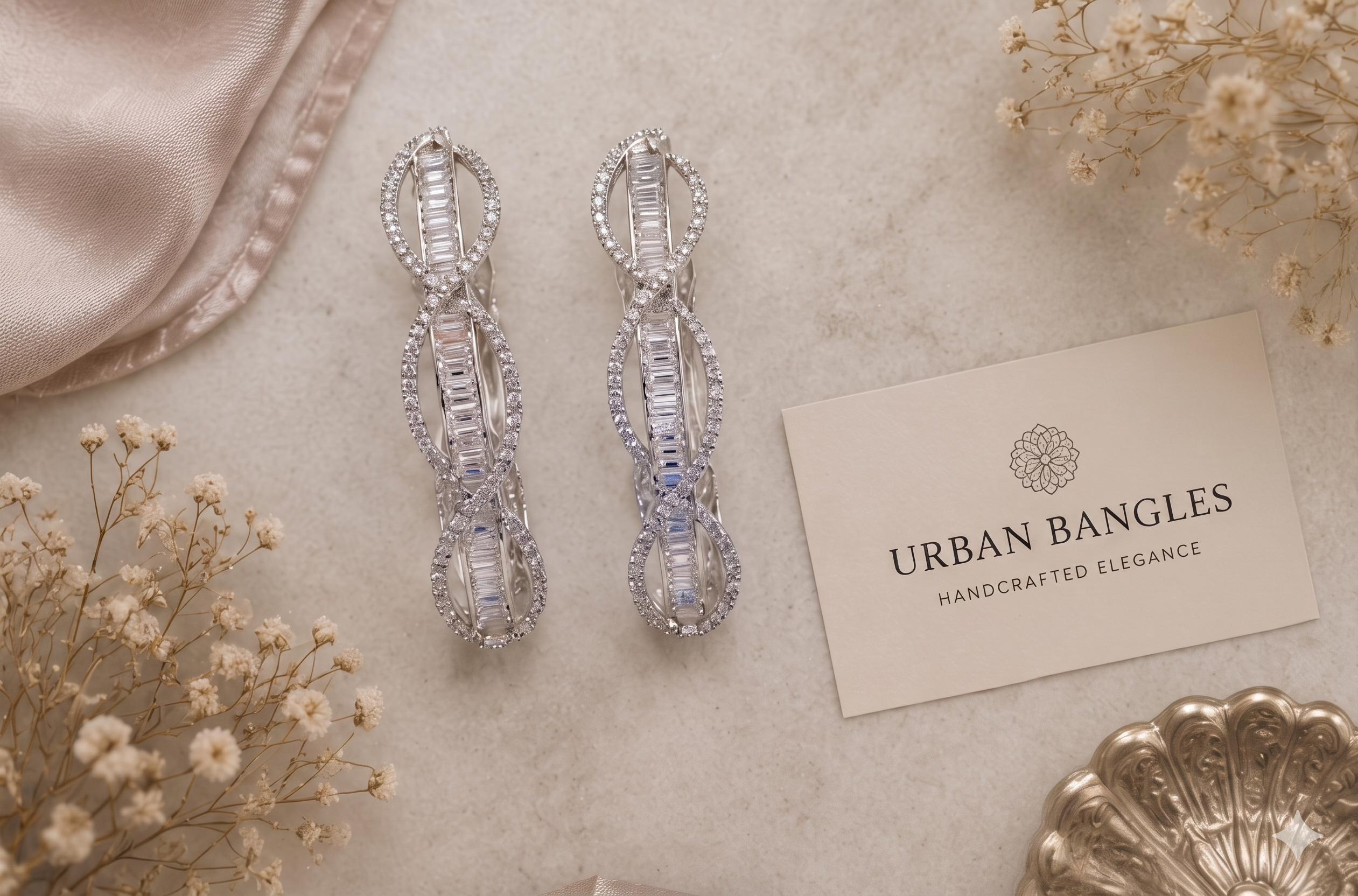 THE SHAHI SILVER WAVE KANGAN