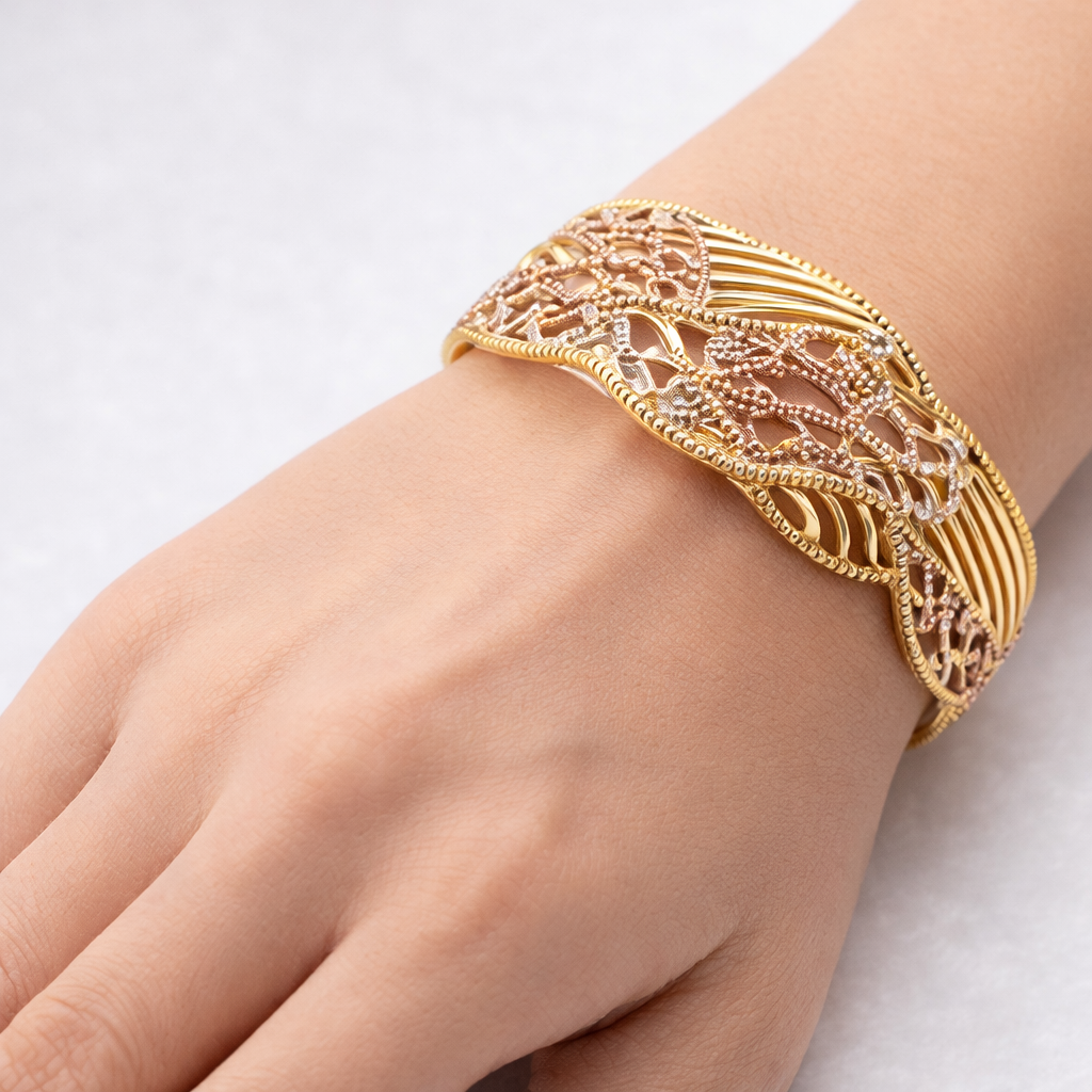 URBAN CASACADE CUFF BRACELET