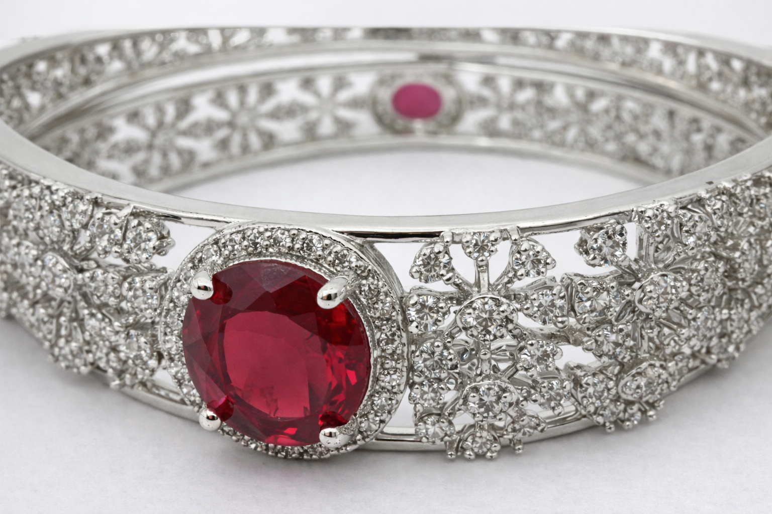 RAJWADA RUBY DIAMOND BANGLE