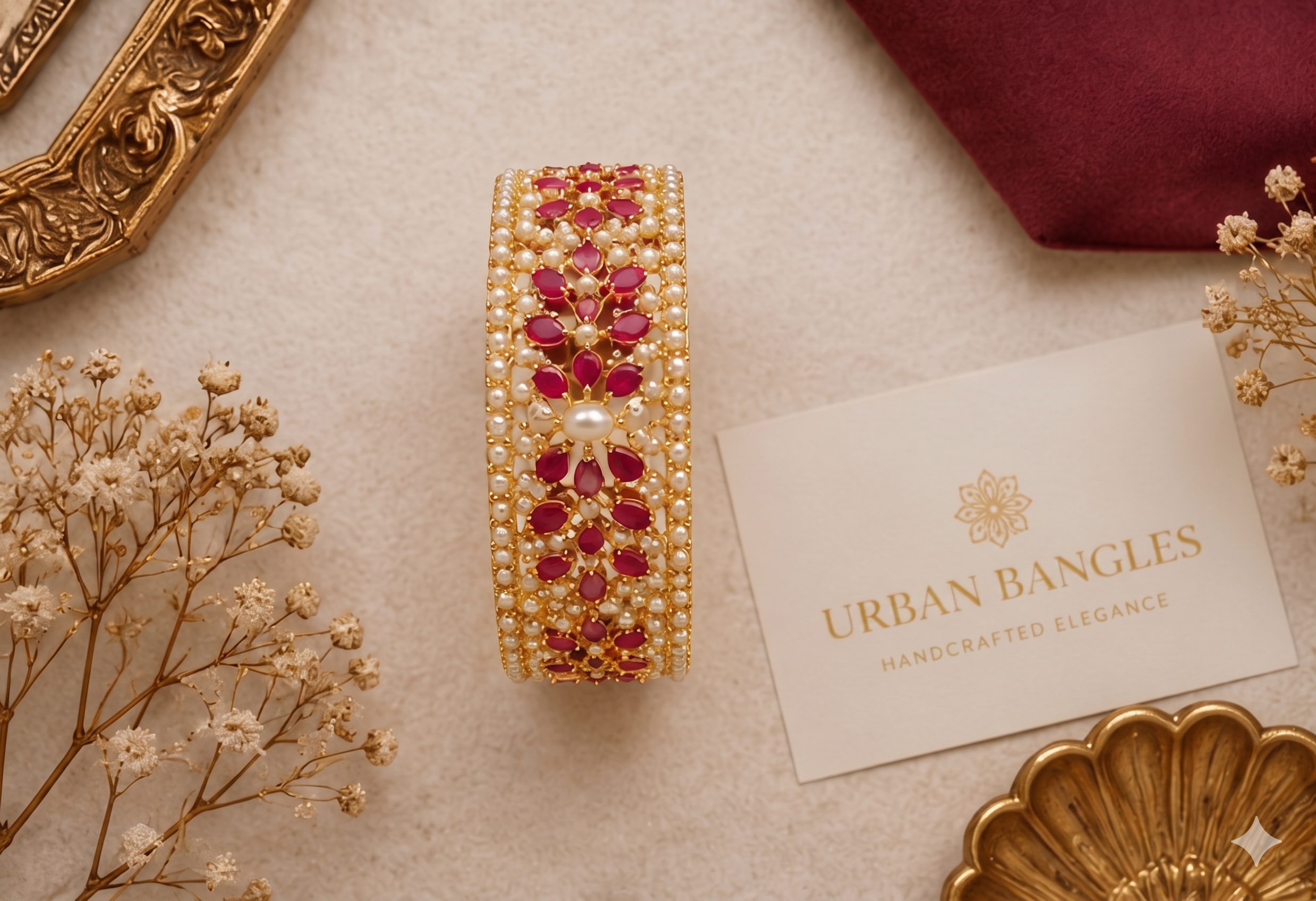 GULNAR FLORAL PEARL KADA