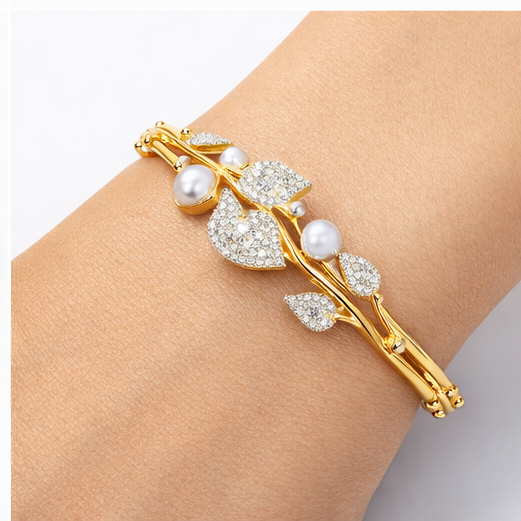 IVORY LEAF SPARK BRACELET