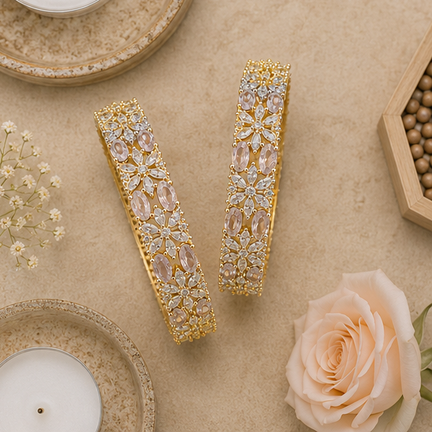 THE SHAHI BAGICHA GOLD-LOOK KANGAN