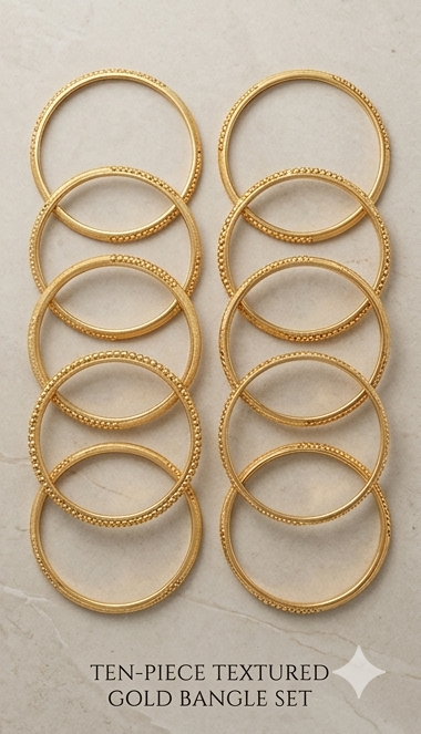 HERITAGE GOLD CHUDA 16 PCS
