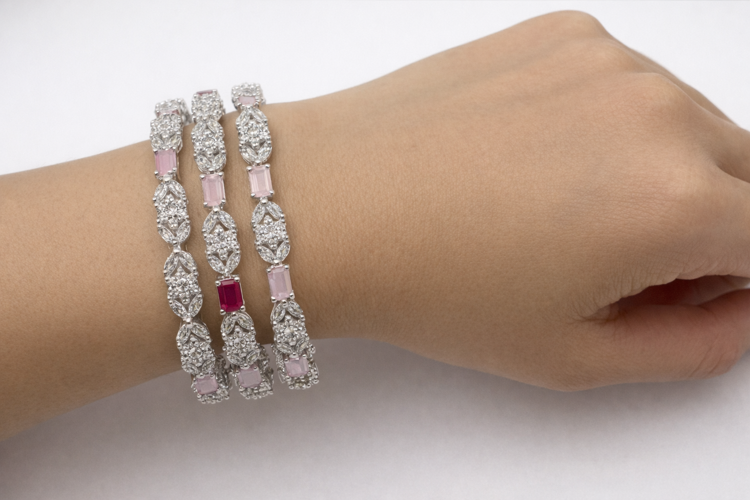 RAINBOW ROYALE DIAMOND BANGLE