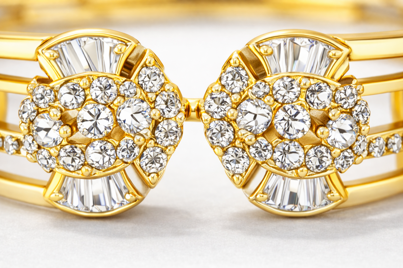 CELESTIAL BLOSSOM DIAMOND BANGLE