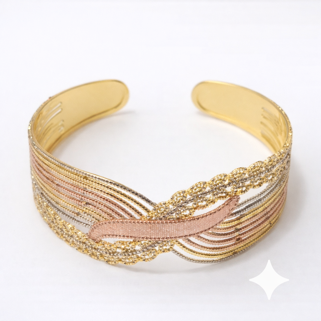 Noor Cascade Cuff Bracelet